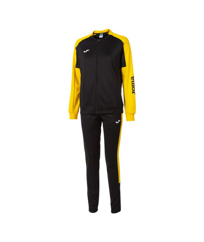 Fato de treino Joma Mulher Campeonato Eco Preto Amarelo