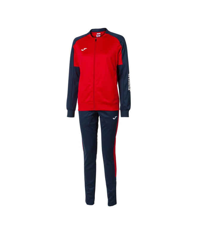 Survêtement Joma Femme Championnat Eco Marine rouge