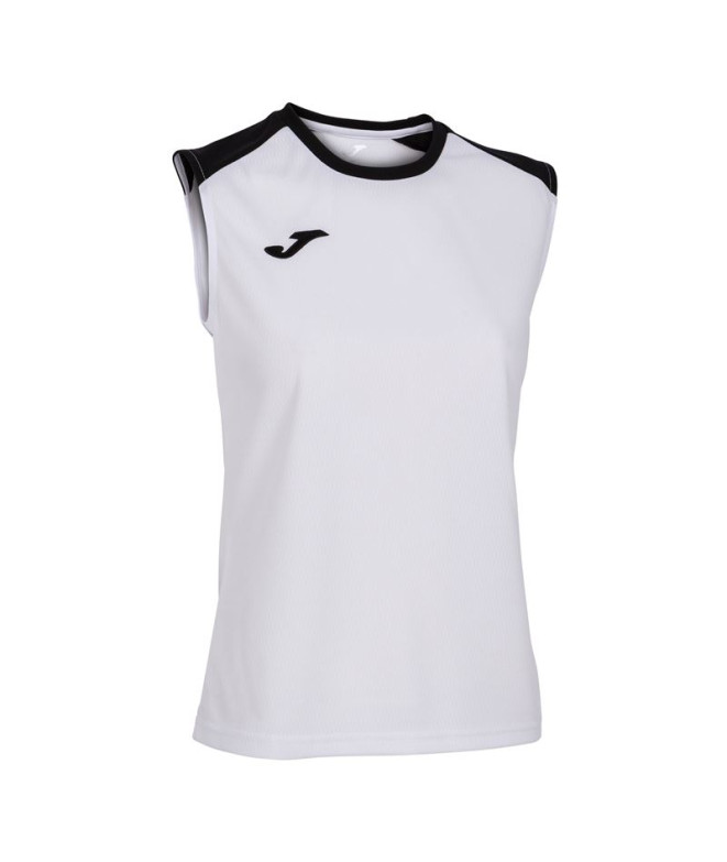 Camiseta Joma Mulher Braces Eco Championship Branco Preto