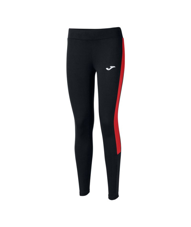 Mallas Largas Joma Eco Championship Mujer Negro Rojo