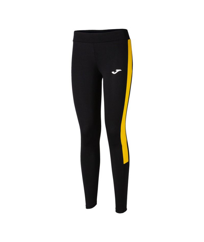 Mallas Largas Joma Eco Championship Mujer Negro Amarillo