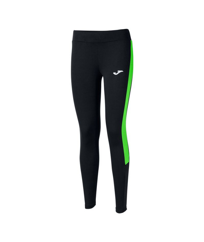 Collants Joma Femme Long Championnat Eco Vert Fluor Noir