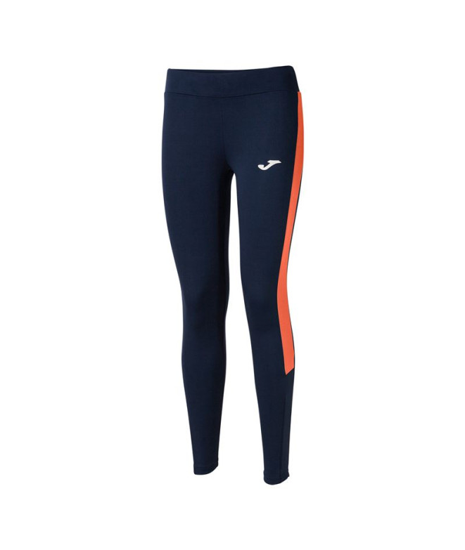 Collants Joma Femme Long Eco Championship Navy Fluorescent Orange