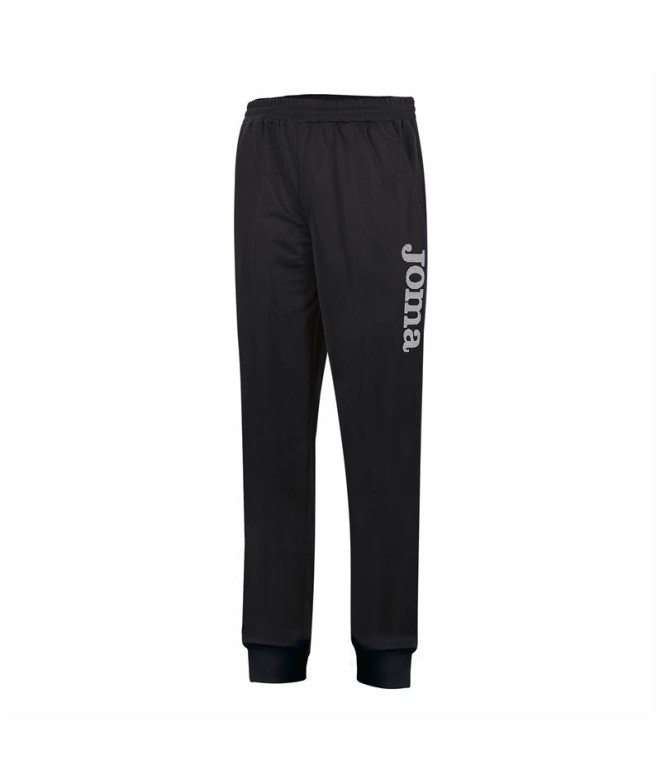 Pantalones Largo Joma Poliester Fleece Suez Hombre/Niño Negro