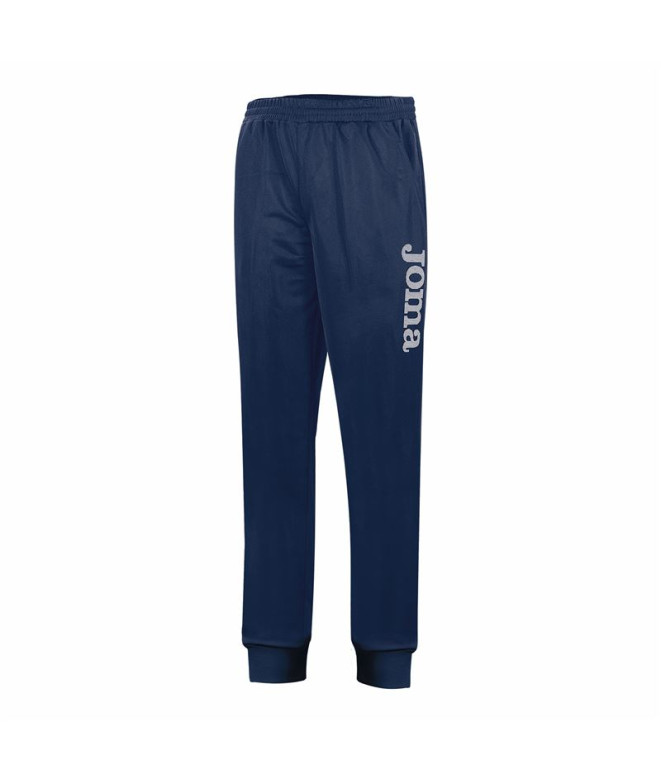 Pantalones Largo Joma Poliester Fleece Suez Hombre/Niño Marino