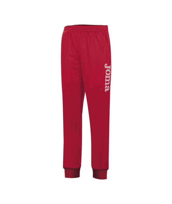 Pantalons Joma HommeEnfant Long Polyester Fleece Suez / Rouge