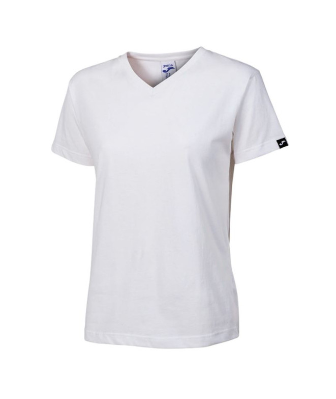 Camiseta Joma Mulher Manga curta Desert Branco