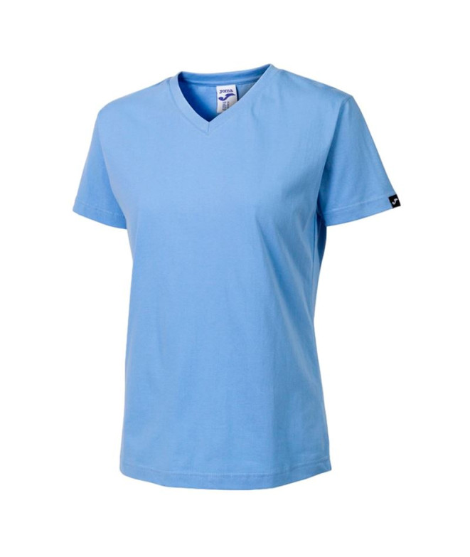 T-shirt Joma Femme Manches courtes bleu désert