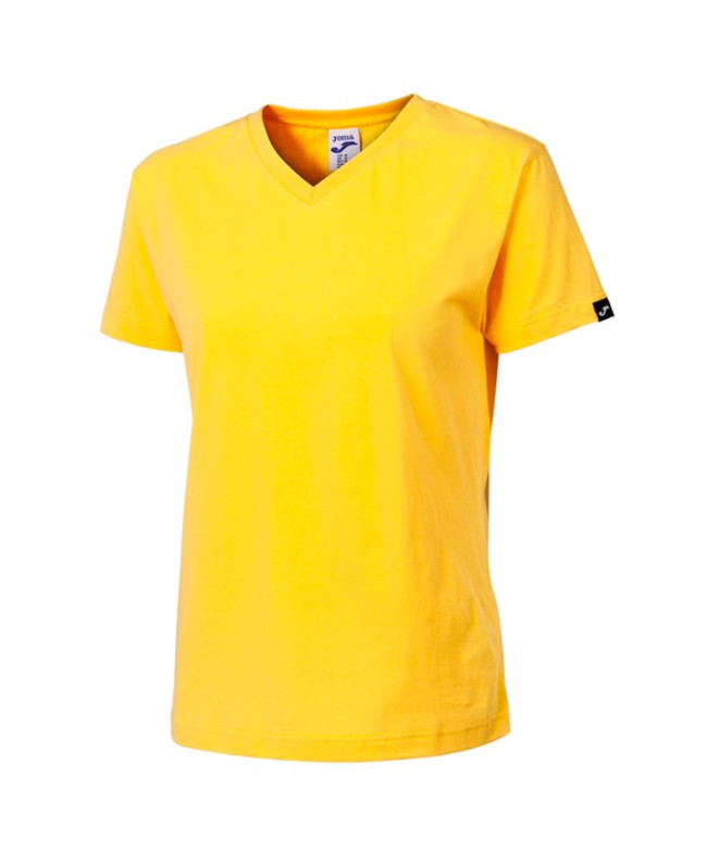 Camiseta Joma Mulher Manga curta Desert Yellow