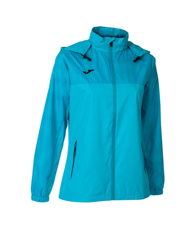 Chubasquero Joma Montreal Mujer Turquesa Flúor