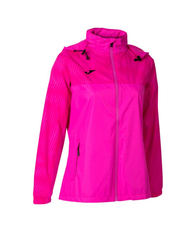 Chubasquero Joma Montreal Mujer Rosa Flúor