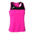 Camiseta de Tenis Tirantes Joma Montreal Mujer Rosa Flúor Negro