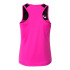 Camiseta de Tenis Tirantes Joma Montreal Mujer Rosa Flúor Negro