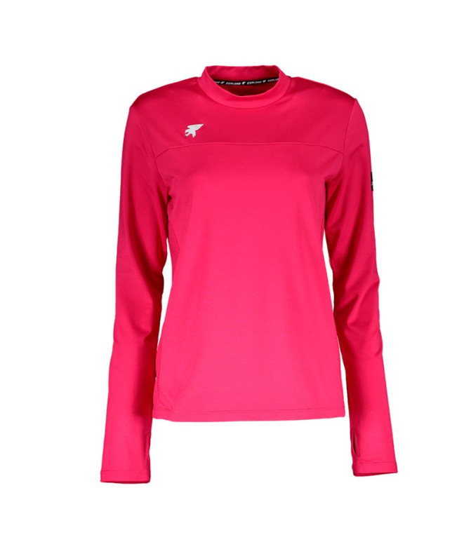 Camiseta Joma Manga Larga Explorer Mujer Fucsia