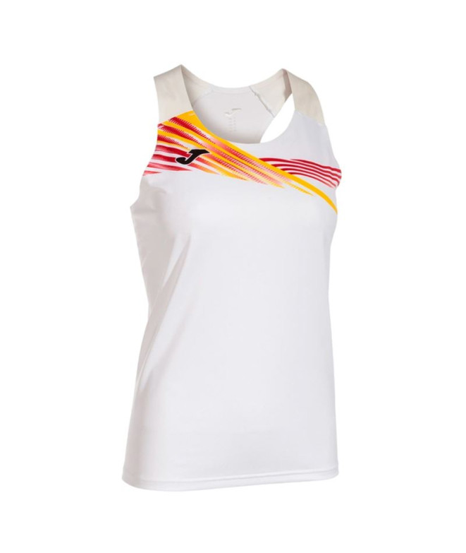 Camiseta Running Joma por Elite X White Suspenders Menina