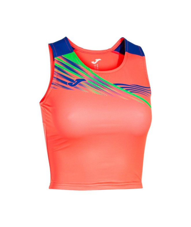 Top Running Joma por Elite X Coral Fluor Royal Coral Royal Menina