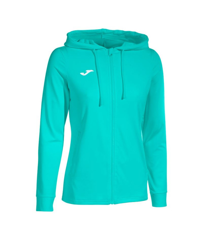 Veste Football Joma de Sculpture Ii Turquoise Hoodie Fille