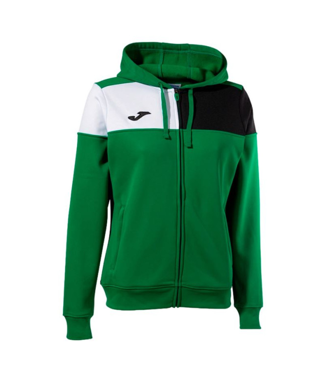 Casaco Futebol Joma por Hooded Crew Vverde Preto Preto Branco