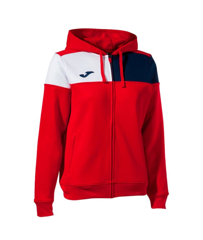 Casaco Futebol Joma de Hooded Crew Red Navy White Menina