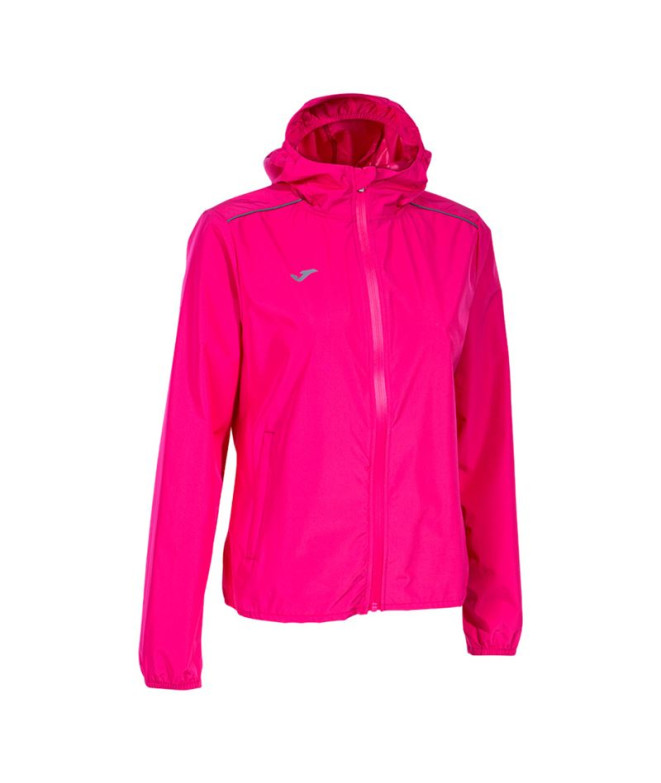 Chubasquero de Running Joma R-Night Rosa Niña