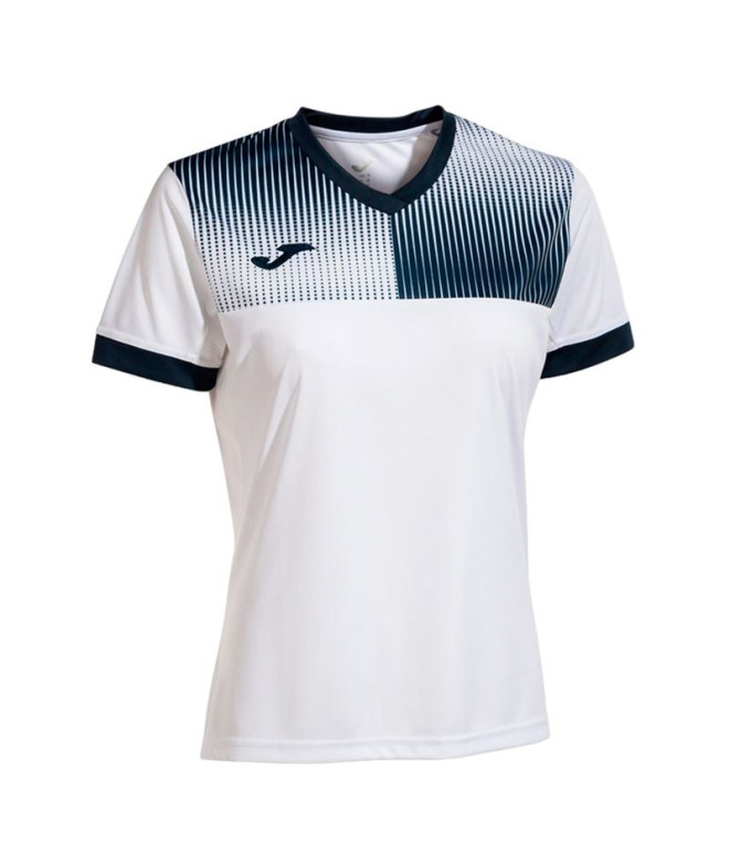 Camiseta Futebol Joma by Manga curta Eco Supernovablanco Marine Menina