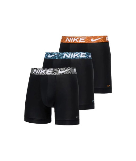 Slip Nike Homme Caleçon Boxer 3Pk Noir