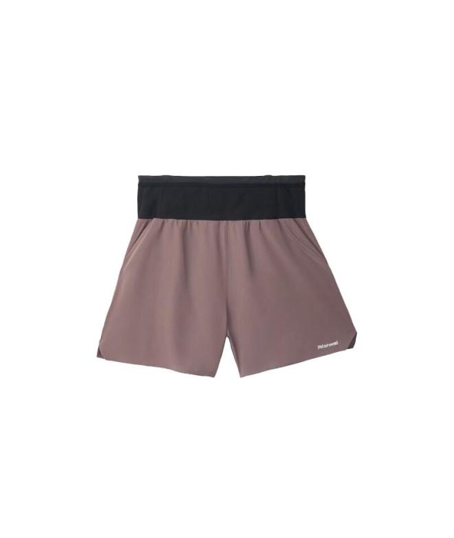 Pantalón de Trail Nnormal Race Shorts Hombre Morado