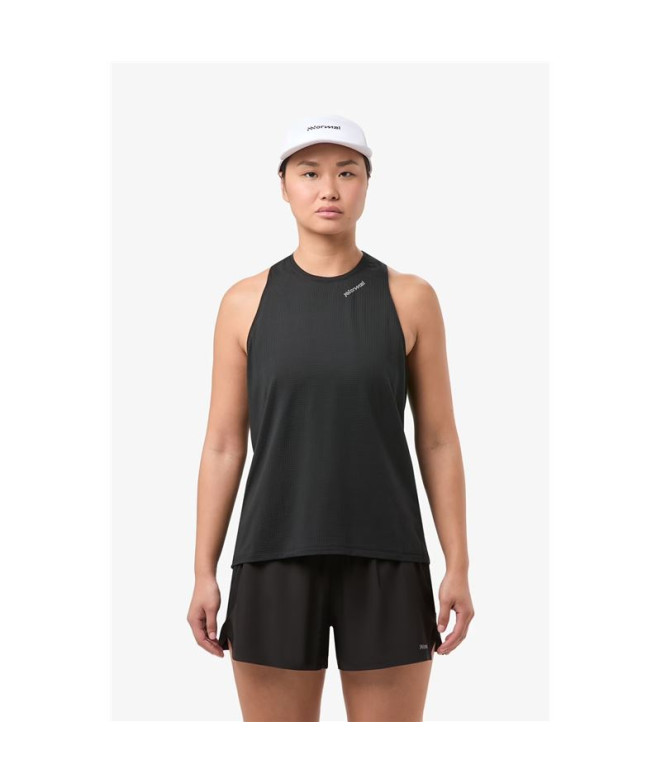 Camiseta Trail Mulher de Nnormal Race Tank Preto