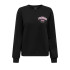 Moletom Only Onlkimmie L/S O-Neck Preto Mulher