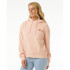 Moletom Rip Curl Mulher Capuz descontraído Wild Bloom cor-de-rosa