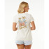 Camiseta Rip Curl Mulher Osso padrão Wild Bloom