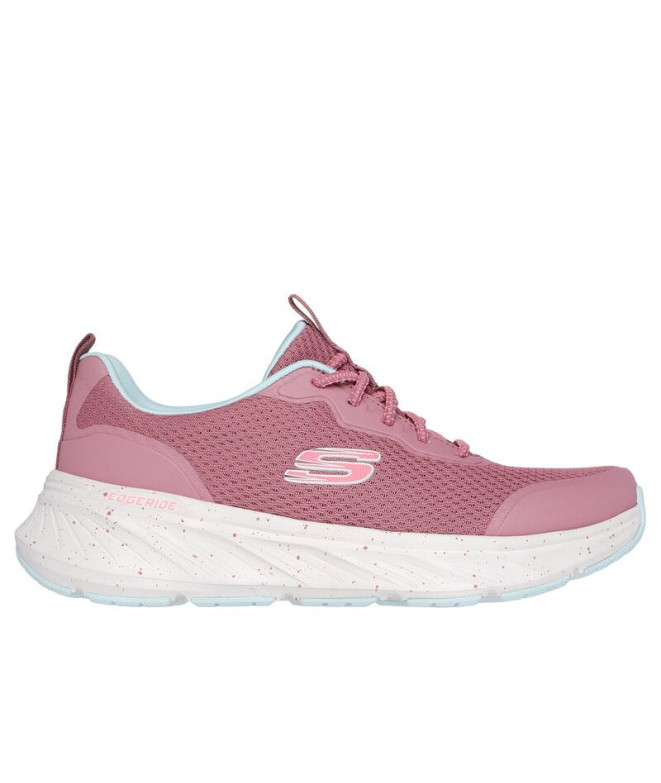 Chaussures Skechers Femme Edgeride rose turquoise