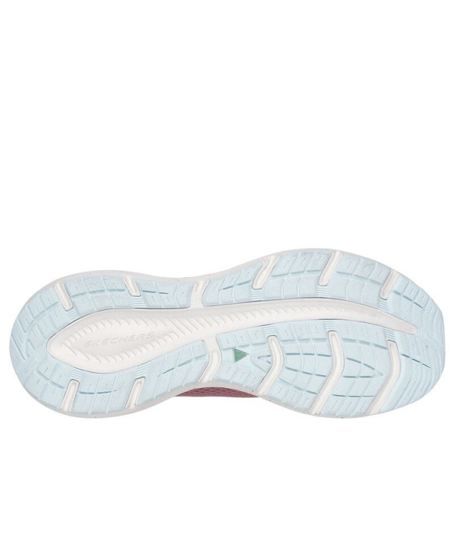 Chaussures Skechers Femme Edgeride rose turquoise