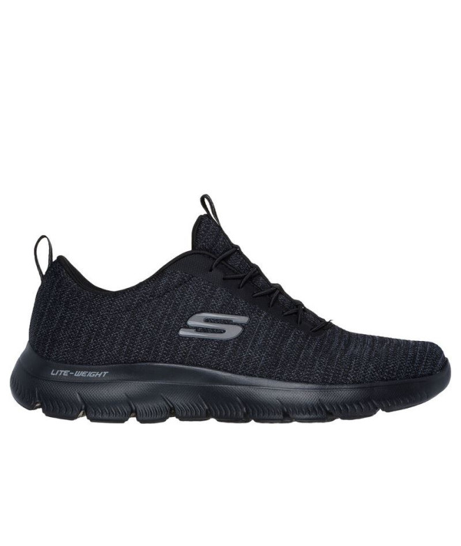 Sapatilhas Skechers Homem Malha Summits Preto