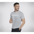 Camiseta Skechers Skechers Homem Riscado Cinzento