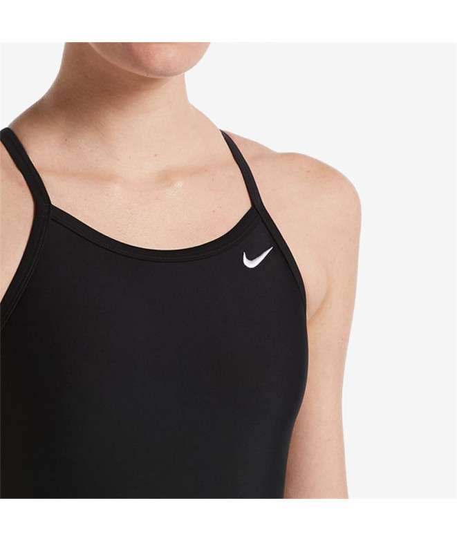 Maillot de bain de Natation Nike Solid Femme Noir