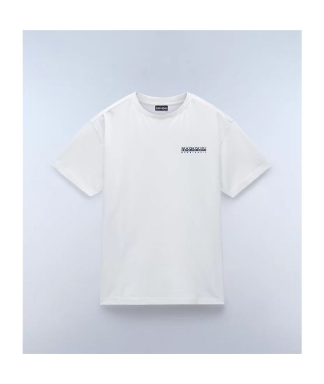 T-shirt Napapijiri S-Linth Ss White Homme