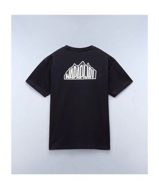 T-shirt Napapijiri S-Linth Ss Noir Homme