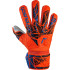 Luvas de goleiro de Futebol Reush Attrakt Solid Finger Support Júnior Laranja