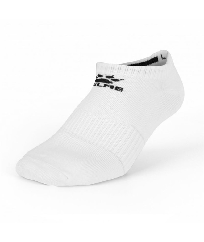 Chaussettes Kelme Pack 3 Chaussettes Invisibles Blanc-Noir