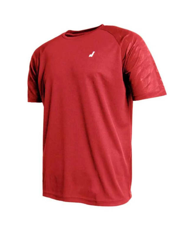 Camiseta Joluvi Homem Vermelho torcido