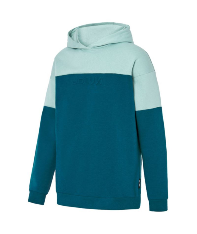 Sudadera Joluvi Foxy Hombre Azul Cobalto - Verde Tiza