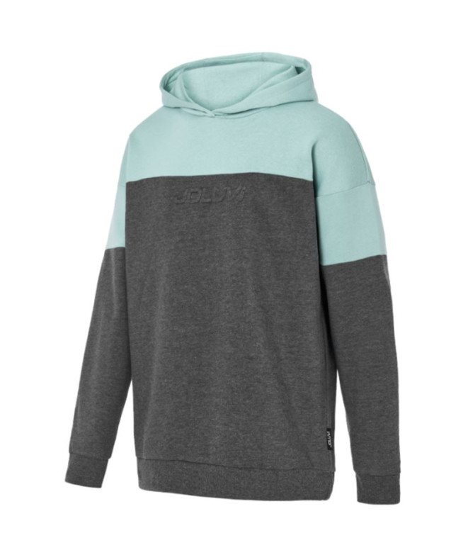 Sudadera Joluvi Foxy Hombre Antracita Vigore - Verde Tiza
