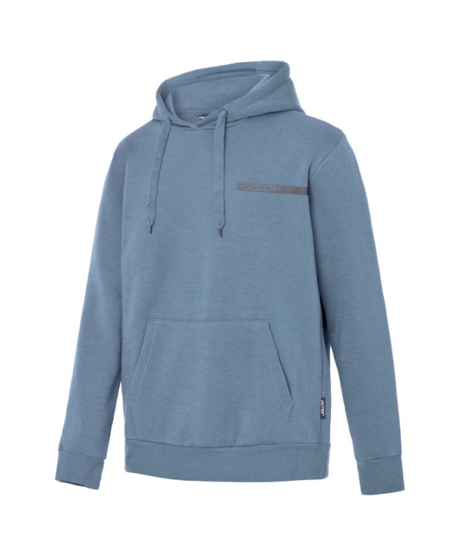 Sweat Joluvi Homme Hoodie Print Steel Blue