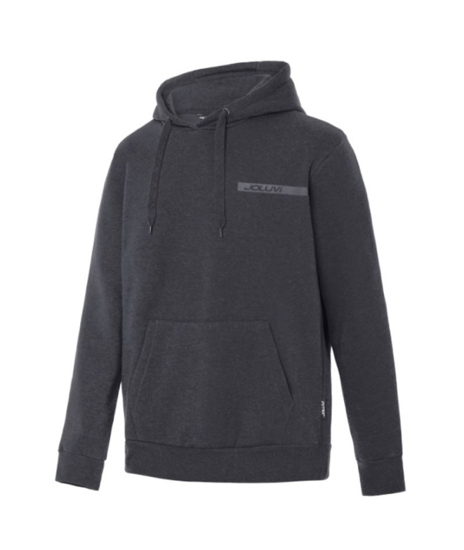 Sweat Joluvi Homme Hoodie Print Anthracite Vigore