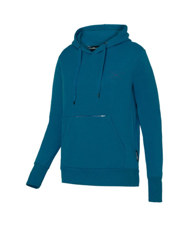 Sudadera Joluvi Hoodie Print Mujer Azul Cobalto