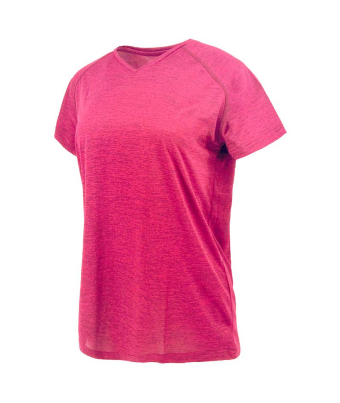 Camiseta Joluvi Mulher Split Rosa Neon Vigore