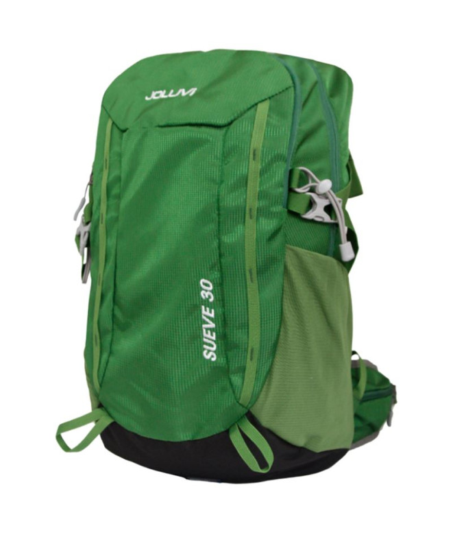 Mochila Joluvi Unissex Sueve 30 Verde floresta -Preto