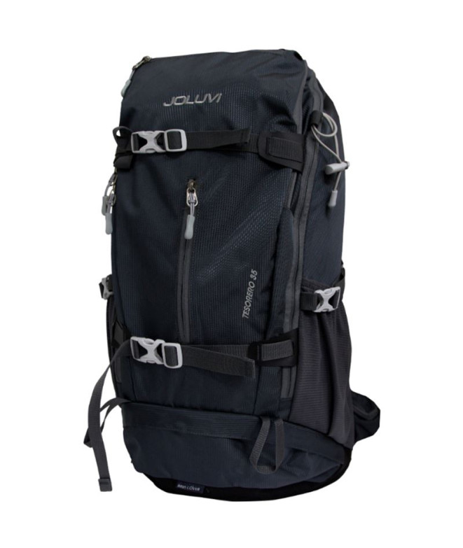 Mochila Joluvi Tesorero 38 Unisex Verde Negro -Negro