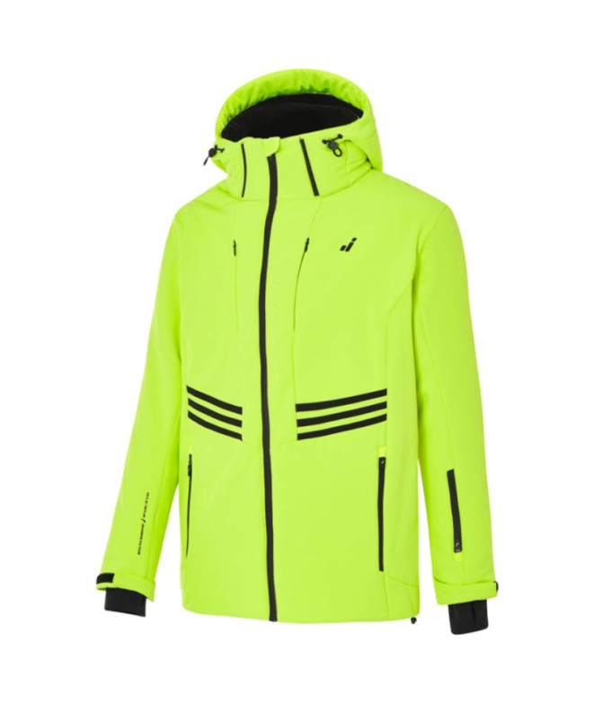 Anorack Joluvi Vallter Hombre Citrico - Negro